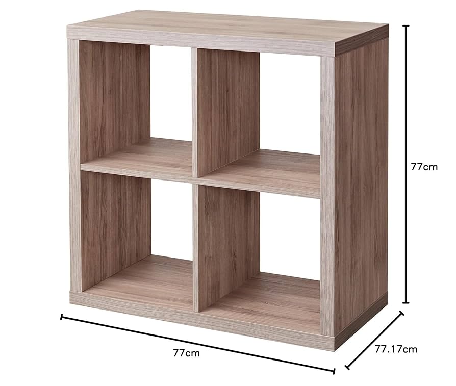 IKEA カラックス (4×3)1個 KALLAX カラックス シェルフユニット インサート4個付き